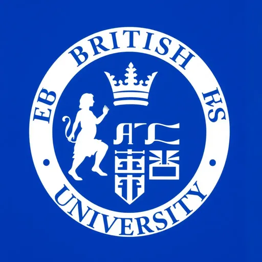 Logo de la universidad británica: símbolo icónico de excelencia.