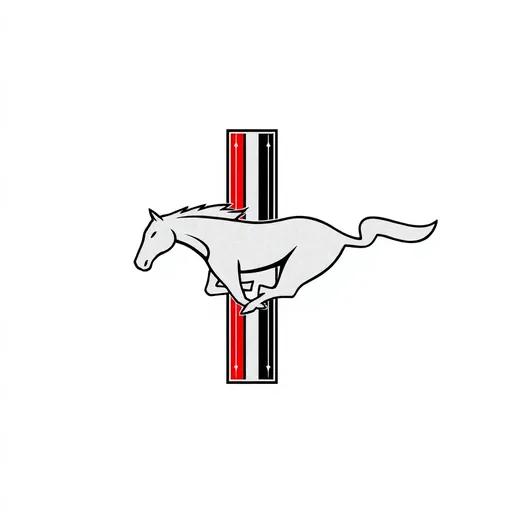 Logo del Mustang: El Símbolo Icono del Automóvil de Poder de Ford