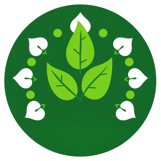 Logo del Partido Ecologista Verde destaca elementos naturales y sostenibilidad