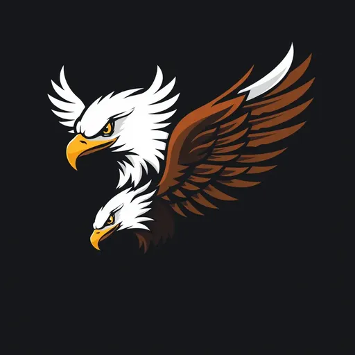 Logos águila simbolizan fuerza y libertad