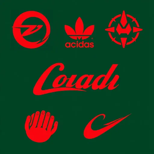 Logos Rojos Ubicados en Todo Lugar