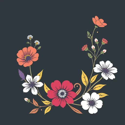 Logos con Flores: Expresión Creativa