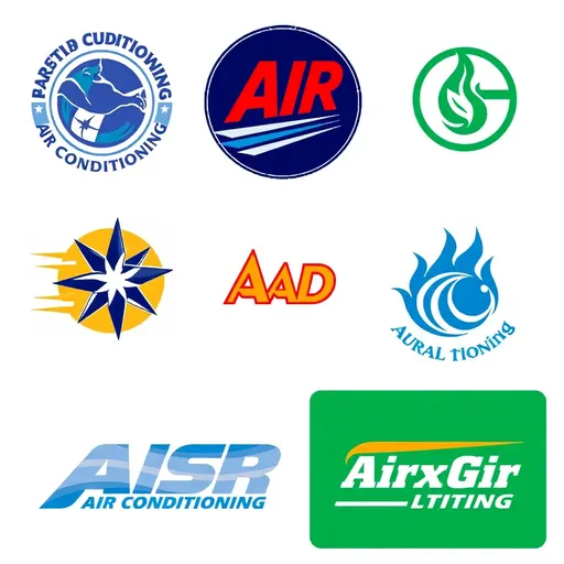 Logos de Aire Acondicionado para Control de Temperatura en el Hogar Eficiente