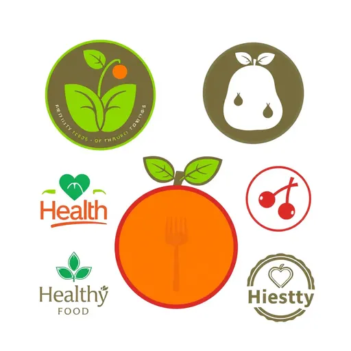 Logos de Alimentos Saludables Simbolizan Buenas Prácticas de Nutrición