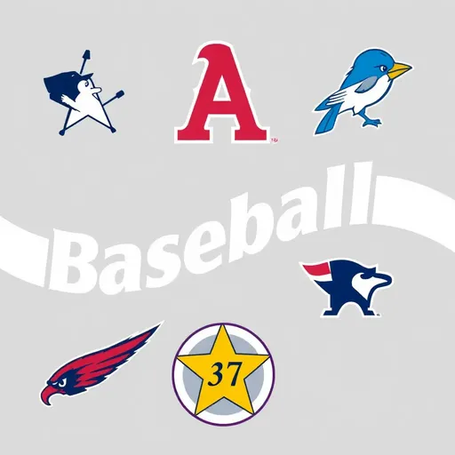 Logos de Equipos de Béisbol para Equipos de la Liga Mayor