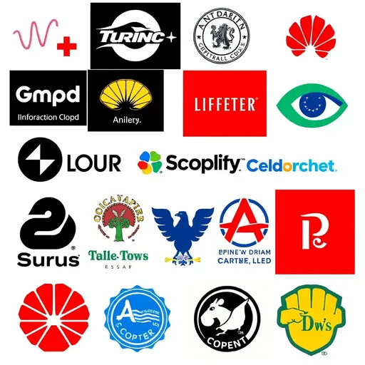 Logos de Marcas Reconocidas en Estrategias de Marketing