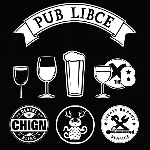 Logos de Pub Representando Calidad y Tradición