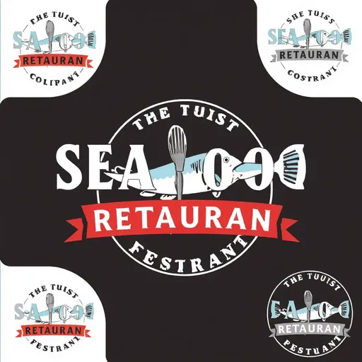 Logos de Restaurante de Mariscos: Representan Calidad de Mariscos Frescos