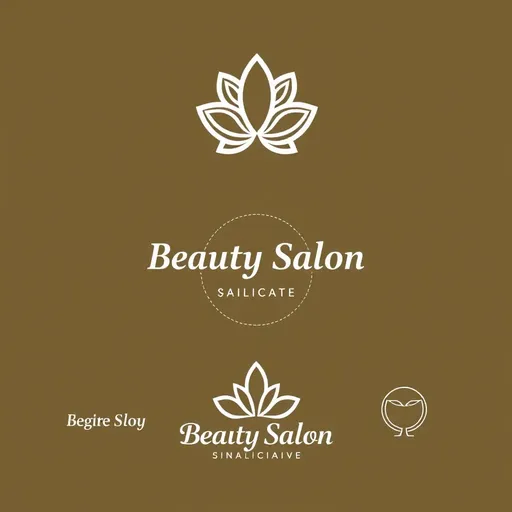 Logos de Salón de Belleza Definen Identidad Profesional