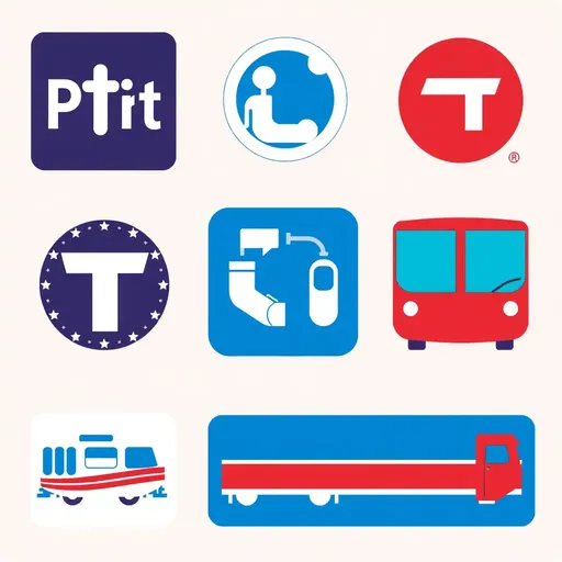 Logos de Transporte Público: Símbolos Iconos de Movilidad