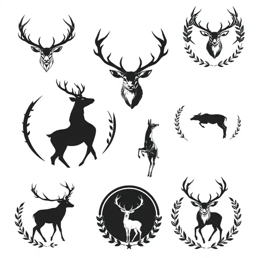 Logos de Venado: Simbolizando Libertad y Suavidad en la Naturaleza