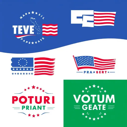 Logos de campaña política hacen una impresión duradera en el público