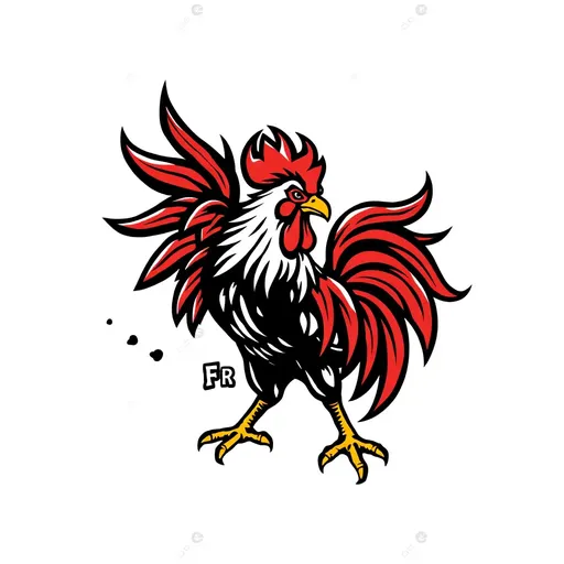 Logos de gallo peleador: simbolismo de branding descubierto