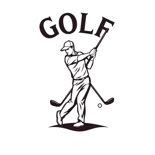 Logos de golf: encarnando el espíritu del juego.