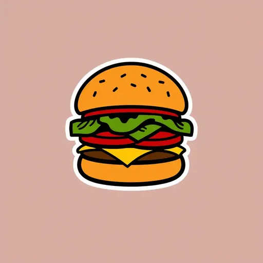 Logos de hamburguesa visibles