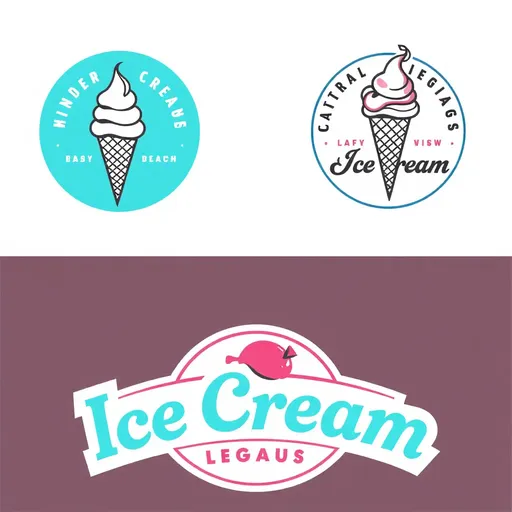 Logos de helado: Diseños únicos para tratados dulces