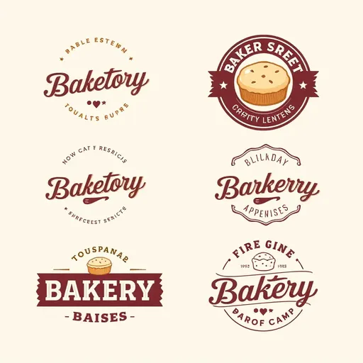 Logos de panaderías y sus elementos de diseño únicos