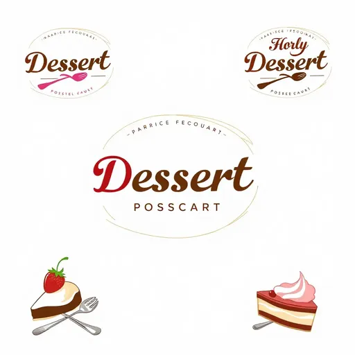 Logos de postre: Un tratado dulce para los ojos