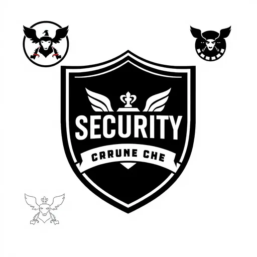 Logos de seguridad: símbolos de confianza y seguridad