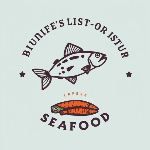 Logos efectivos para negocios y restaurantes de mariscos