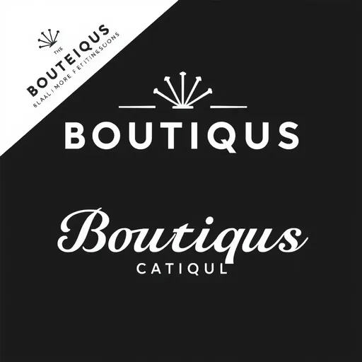 Logos personalizados para marcas de boutiques de alta gama