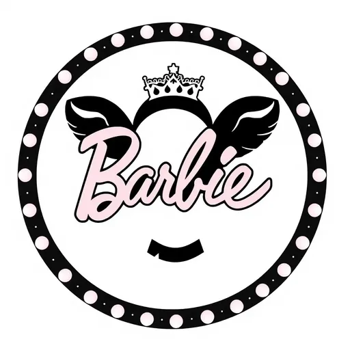 Logotipo Barbie Simboliza la Moda y la Belleza