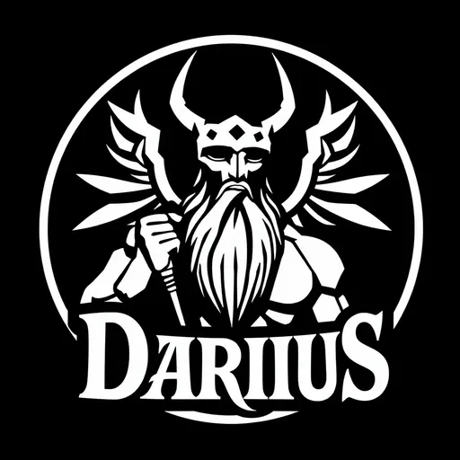 Logotipo Darius: un concepto de diseño simple y efectivo