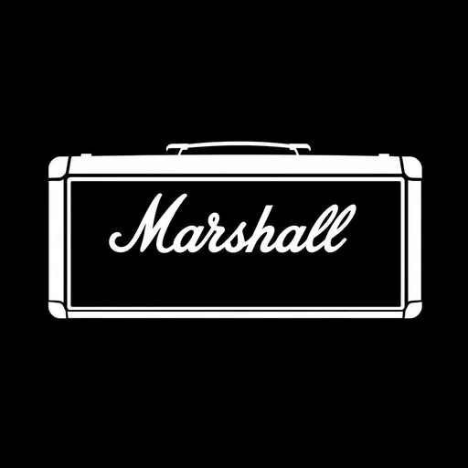 Logotipo Marshall: Icono de marca prominente