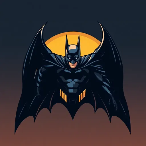 Logotipo de Batman para obra de arte de impresión requerida