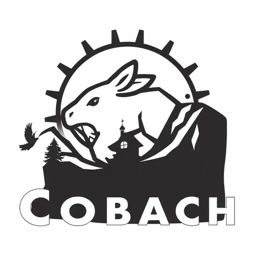 Logotipo de Cobach BC Presentado en Varios Activos de la Empresa