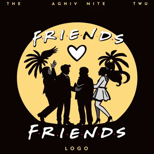 Logotipo de Friends: símbolo icónico de amistad