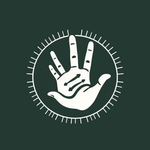 Logotipo de Hand in Hand Une Dos Manos Juntas