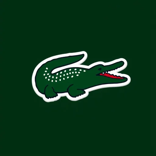 Logotipo de Lacoste Reconocido Globalmente como Marca de Moda