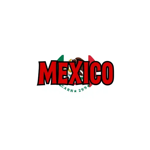 Logotipo de México: Representación Iconica y Simple Igual