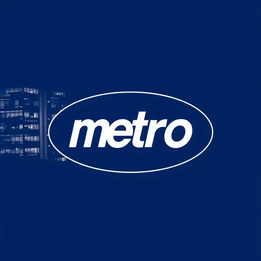 Logotipo de Metro Describe el Icono del Sistema de Transporte Público