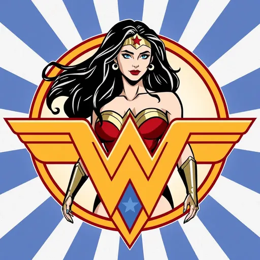 Logotipo de Wonder Woman: símbolo icónico de empowerment y fuerza