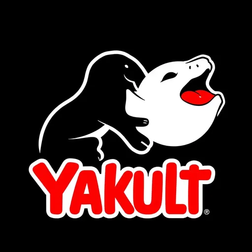 Logotipo de Yakult: identificación de marca sencilla e icónica