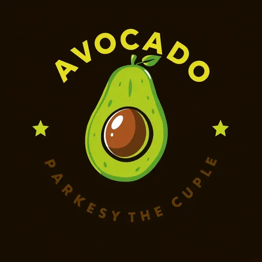 Logotipo de aguacate: diseño único para la marca de alimentos saludables