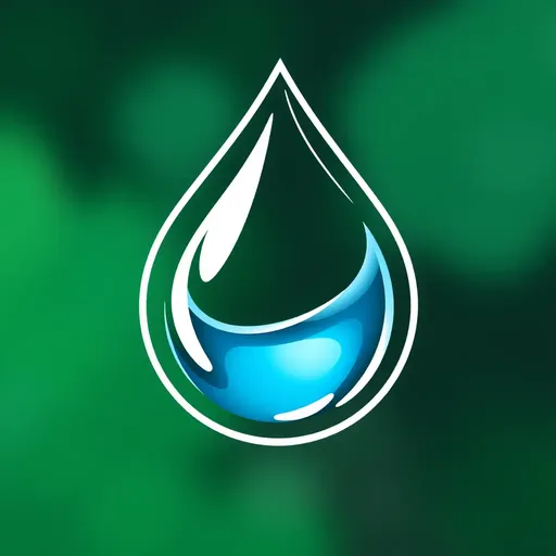 Logotipo de gota de agua: Identidad visual única