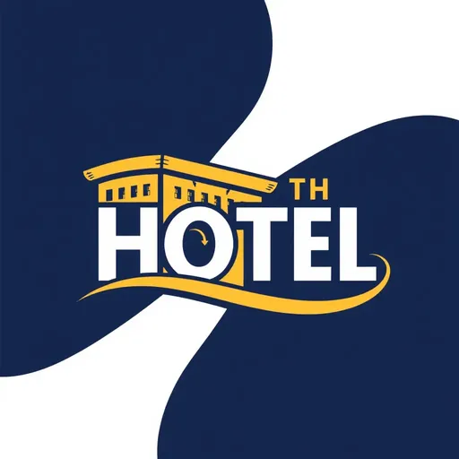 Logotipo del Hotel se muestra en la entrada del hotel