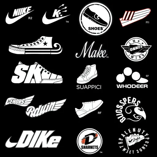 Logotipos de Zapatos: Estudio de Elementos de Diseño