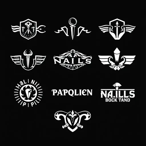 Logotipos para uñas mejoran la belleza de las uñas