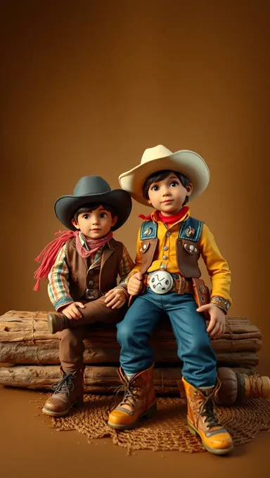 Los Pequeños Vaqueros Llevan sus Sombreros con Orgullo Siempre