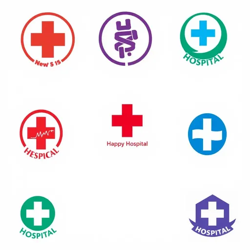 Los logos de hospital representan identidad médica y branding