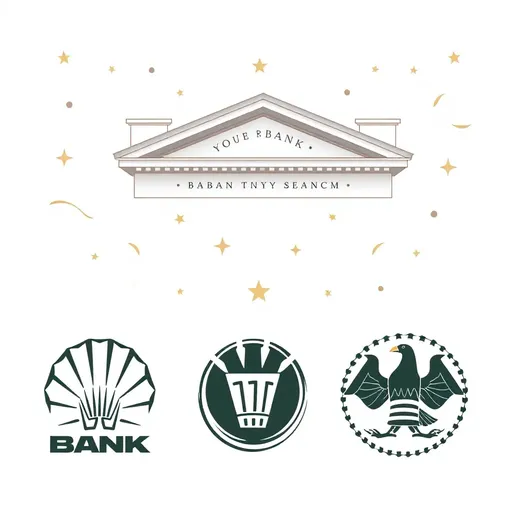 Los logotipos bancarios se encuentran en todas partes en el sector financiero.