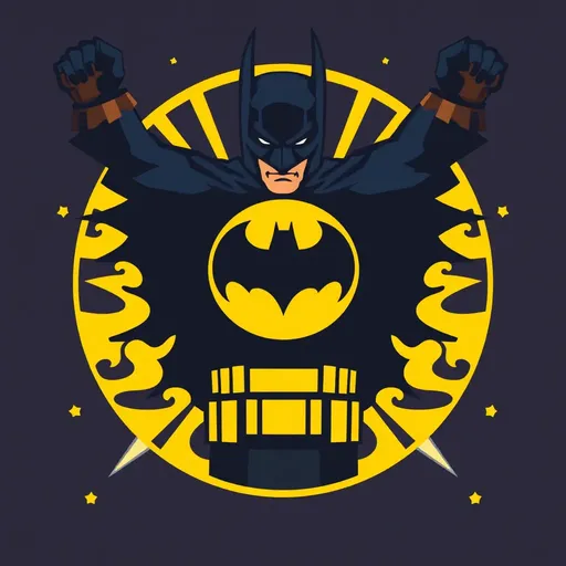 Necesito un diseño de logotipo para Batman