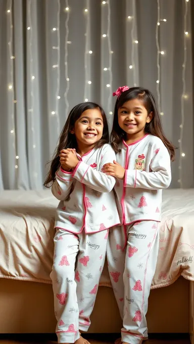 Niñas en pijamas: Una noche divertida