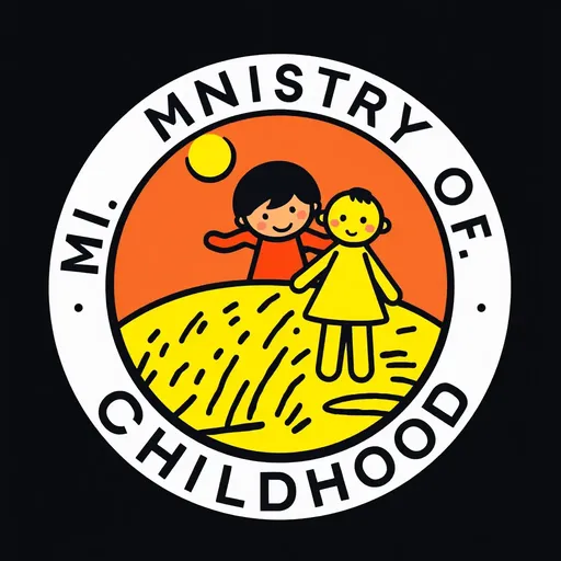 Se estableció la identidad visual del logo del Ministerio de la Infancia.