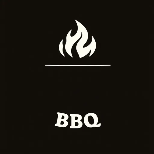 Se muestra el logotipo de BBQ en los letreros de la restaurante.