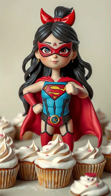 Tortas de niña con superpoderes: un postre dulce para héroes